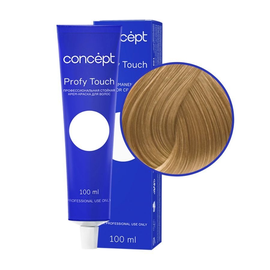 Профессиональный крем-краситель для волос, блондин, Profy Touch 8.0, Concept, 100 мл
