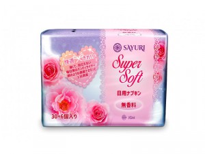 Гигиенические прокладки ежедневные Super Soft, SAYURI  36 шт