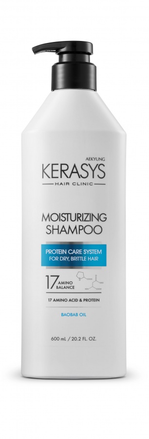 Увлажняющий шампунь для волос Extra-Strength Moisturizing Shampoo, KERASYS   600 мл