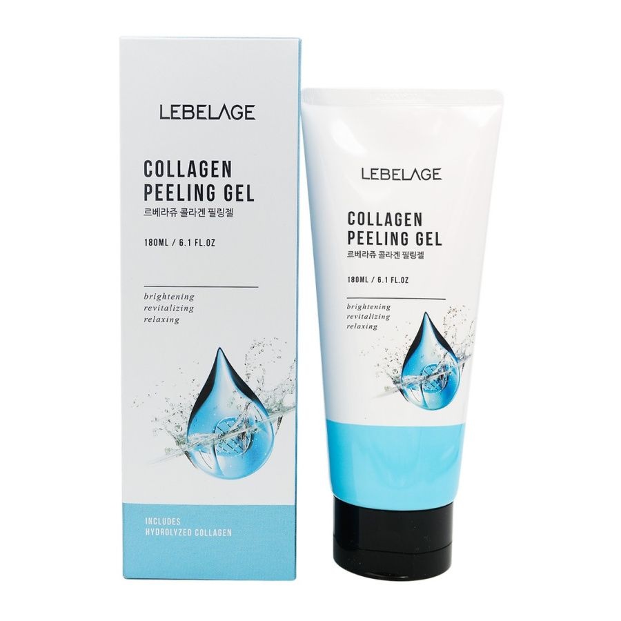 Пилинг-гель для лица с коллагеном Collagen Peeling Gel, Lebelage 180 мл