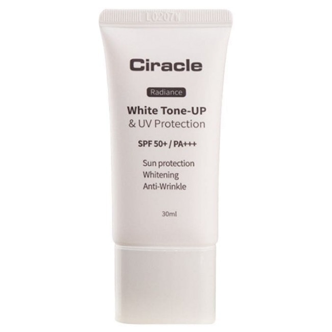 Крем для лица осветляющий солнцезащитный Ciracle Radiance White Tone-Up & UV Protection, CIRACLE, 30 мл