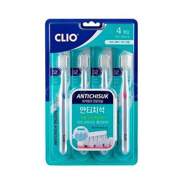 Зубная щетка The Style White Ultra Soft Care Toothbrush, CLIO (набор, 4 шт.) 