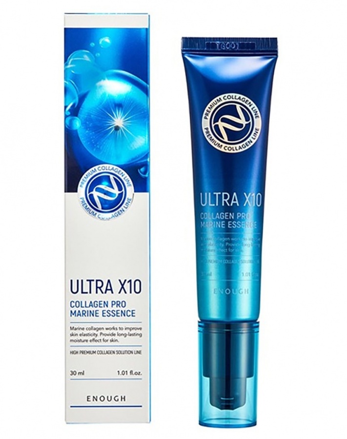 Крем для кожи вокруг глаз с коллагеном Premium Ultra X10 Collagen Pro Marine Eye Cream, ENOUGH, 30 мл