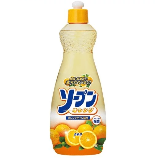 Жидкость для мытья посуды, фруктов и овощей Апельсин Soap Orange, Kaneyo 600 мл