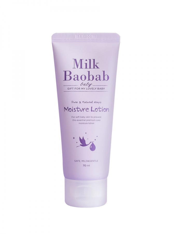 Лосьон для тела детский Baby Moisture Lotion Travel Edition, MilkBaobab, 70 мл
