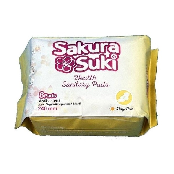 Прокладки гигиенические 240 мм, дневные, Sakura Suki 8 шт