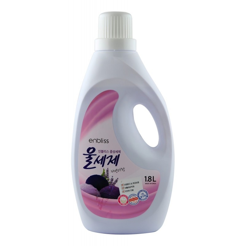 Жидкое средство для стирки (для шерстяных изделий), Liquid Laundry Detergent, Enbliss, 1,8 л
