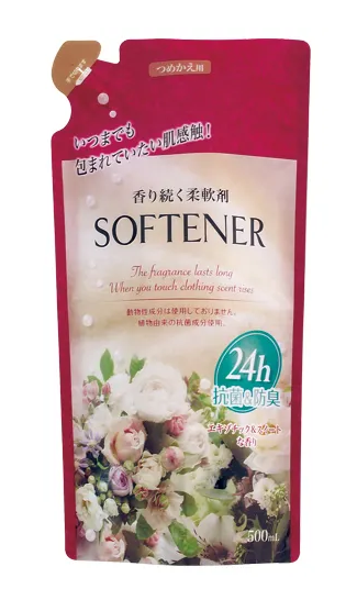 Кондиционер для белья с цветочным ароматом, Kaneyo 500 мл (мягкая упаковка)