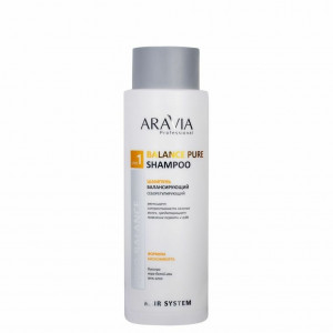 Шампунь для волос балансирующий себорегулирующий Balance Pure Shampoo, Aravia 400 мл