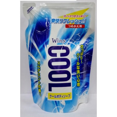 Охлаждающее мыло для тела с ментолом и ароматом мяты для мужчин и женщин Wins Cool Body Soap, ND, 340 г (мягкая упаковка)