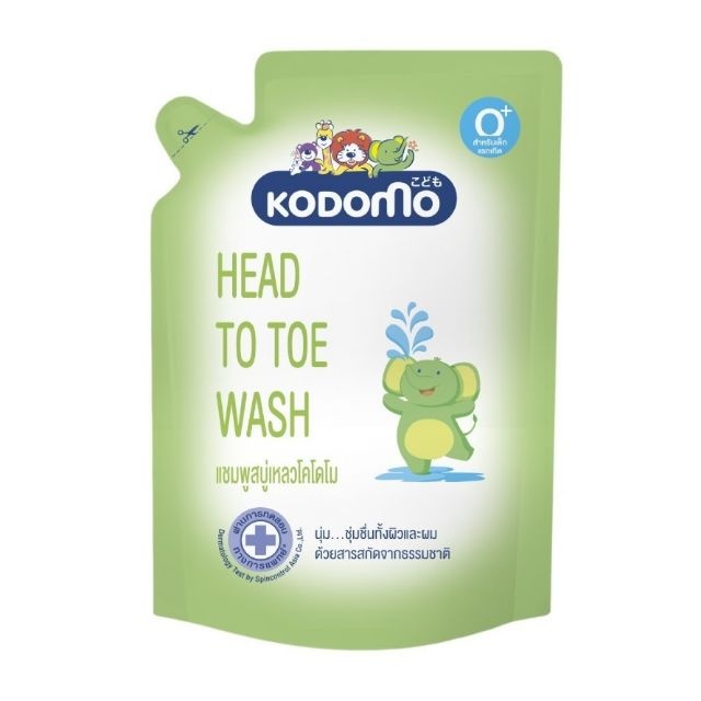 Средство для мытья ОТ МАКУШКИ ДО ПЯТОЧЕК для детей 0+, Lion 380 мл (мягкая упаковка)