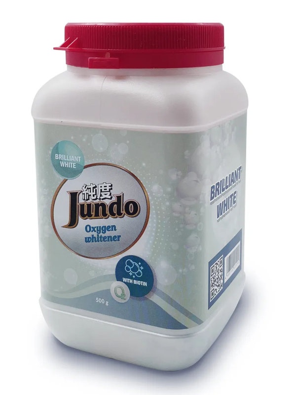 Кислородный отбеливатель универсальный с биотином Oxygen Brilliant White, Jundo 500 г