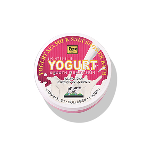 Осветляющий солевой СПА-скраб с йогуртом и молоком, Yoko 380 г