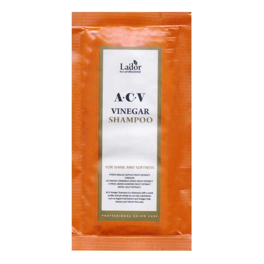  Шампунь для волос с яблочным уксусом ACV Apple Vinegar Shampoo, Lador 10 мл (пробник)