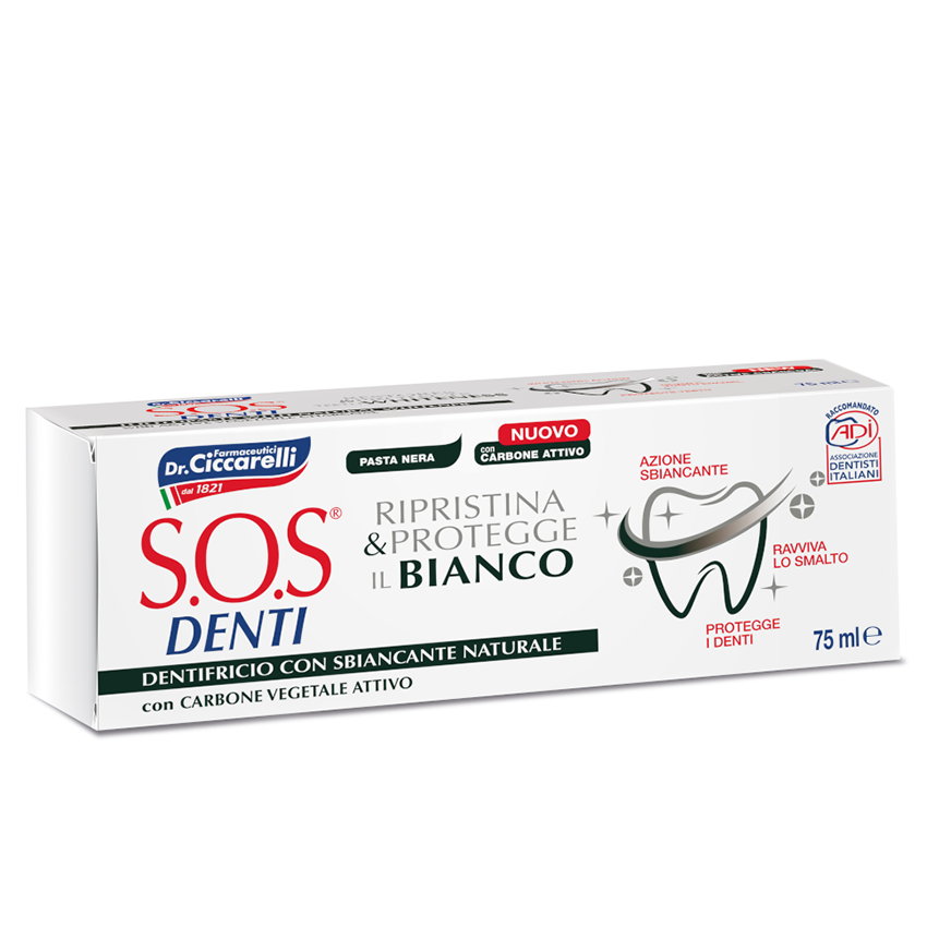 Зубная паста отбеливающая Whiteness, S.O.S Denti, 75 мл