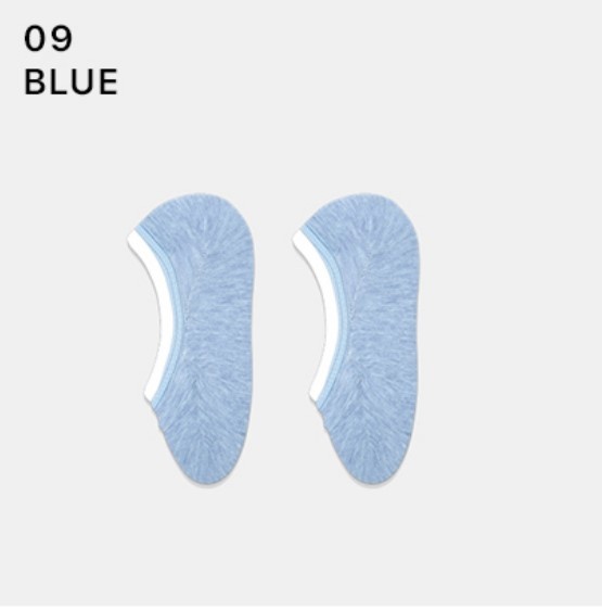 Носки женские короткие, голубые B TYPE(W-F-006-09)ADULTS, B TYPE, GGRN