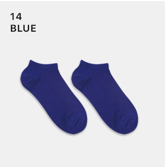Носки женские короткие, синие, размер 35-39, (W-S-035-14)ADULTS, A TYPE, GGRN