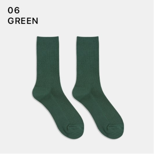 Носки женские длинные, зеленые, размер 35-39, (W-L-300-06)ADULTS, I TYPE, GGRN