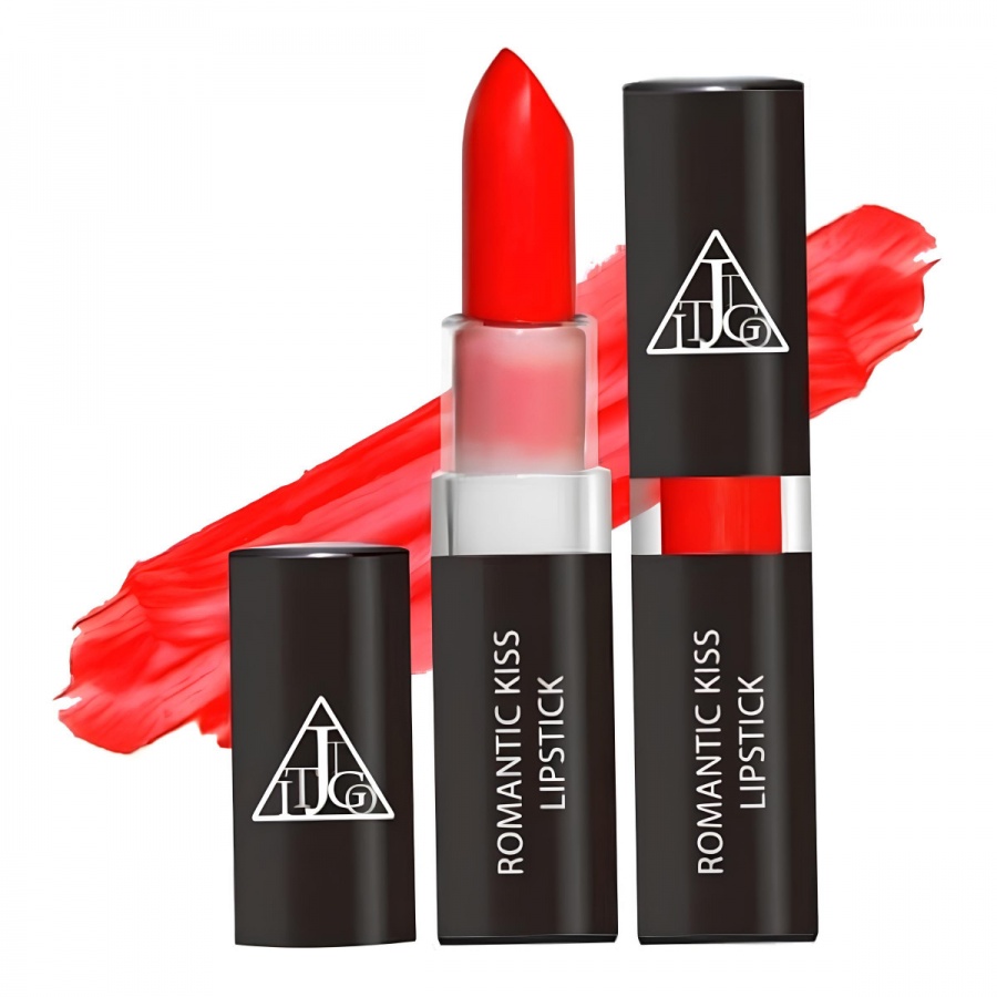 Кремовая помада для губ, Romantic Kiss Lipstick 09, Sexy Red, Jigott, 3,5 г
