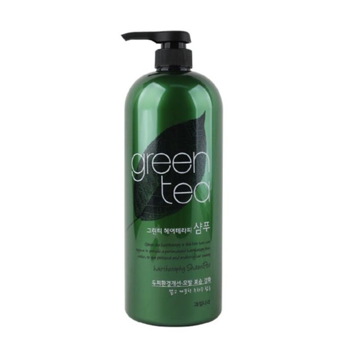 Шампунь для волос с экстрактом Зеленого чая , Hair Therapy Rinse Green Tea, Welcos, 1500 мл