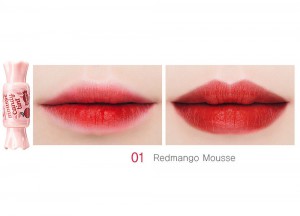 Тинт-мусс для губ Конфетка Mousse Candy Tint, оттенок 01 Redmango, THE SAEM   8 г
