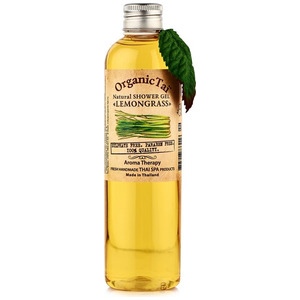 Безсульфатный гель для душа с экстрактом лемонграсса Natural Shower Gel Lemongrass, OrganicTai 260 мл