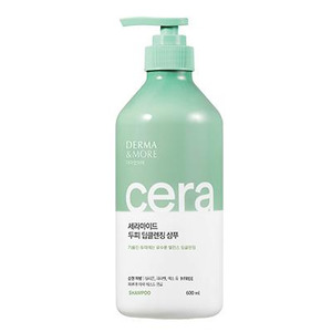 Шампунь для волос для жирной кожи головы Глубокое очищение Aekyung Derma & More Ceramide Deep Cleansing, Kerasys 600 мл