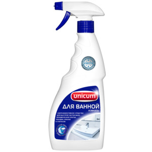 Средство для чистки ванной комнаты с распылителем, Unicum 500 мл