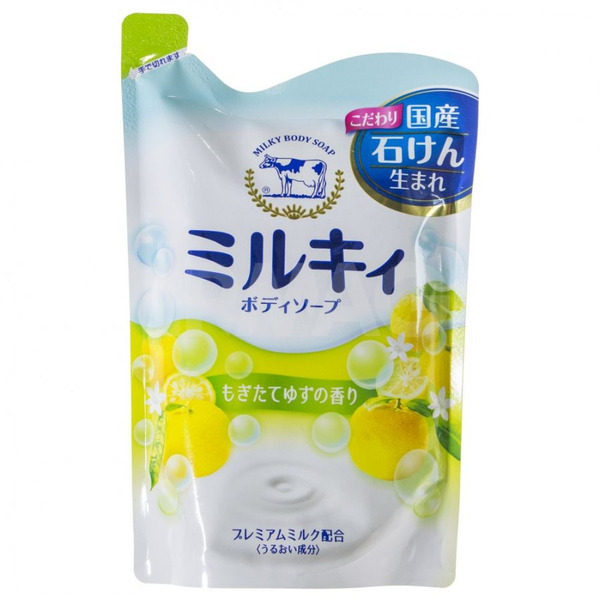 Молочное увлажняющее жидкое мыло для тела с цитрусовым ароматом 