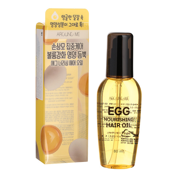 Масло для волос Egg Nourishing Hair Oil, Around Me, 80 мл
