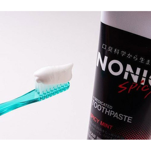 Профилактическая зубная паста Nonio для удаления неприятного запаха, отбеливания, очищения и предотвращения появления и развития кариеса (аромат пряностей и мяты), LION 130 г