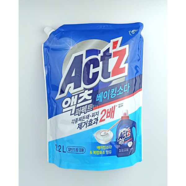 Концентрированный антибактериальный гель для стирки для всех типов стиральных машин Actz Baking Soda, Pigeon 2200 мл (мягкая упаковка)