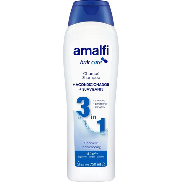 Шампунь 3в1 для всех типов волос AMALFI, 750 мл
