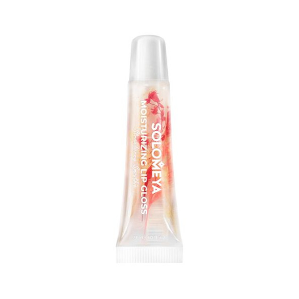 Увлажняющий блеск для губ  Клубничный смузи, Moisturizing Lip Gloss  Strawberry Smoothie, Solomeya, 9 мл