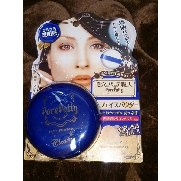 Компактная пудра для лица Pore Putty Face Powder Clear (прозрачная), SANA 11 г