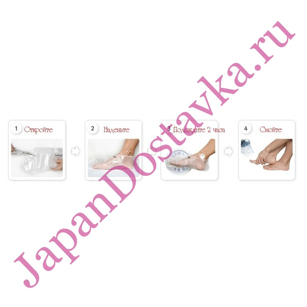 Японские носочки для педикюра (женские) Lovely Foot, MARNA (27 см)