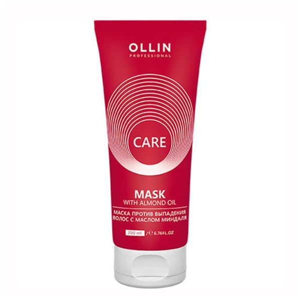 Оллин Професионал Маска против выпадения волос с маслом миндаля Almond Oil Mask, Ollin Professional 200 мл