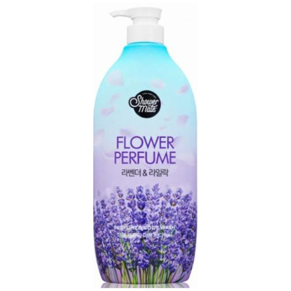 Гель для душа Лаванда Aekyung Shower Mate Flower Perfume Purple Flower, Kerasys 900 мл
