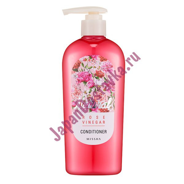 Кондиционер для волос с экстрактом розы Natural Rose Vinegar Conditioner, MISSHA   310 мл