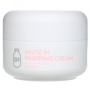 Крем для лица осветляющий с экстрактом молочных протеинов G9 White In Whipping Cream, BERRISOM 50 мл