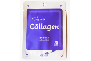 Маска тканевая с коллагеном Collagen Mask Pack, MIJIN 22 мл