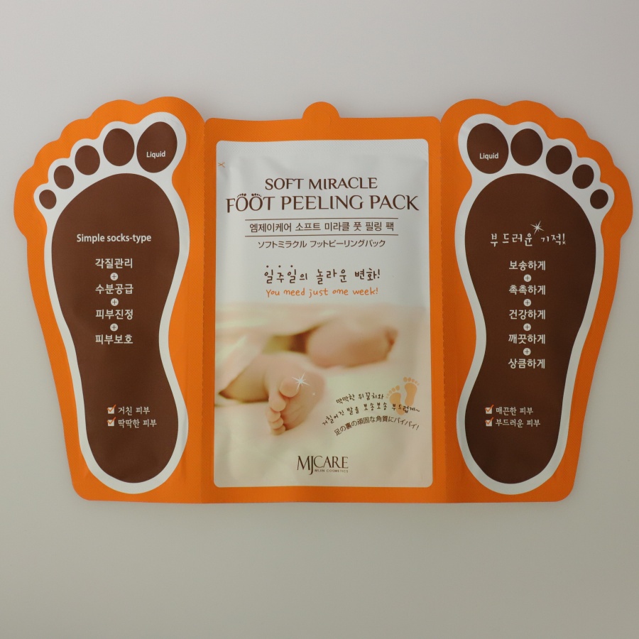 Маска отшелушивающая для ног Foot Peeling Pack, MIJIN  15 мл * 2