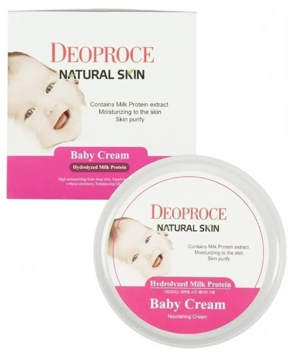 Крем питательный на молочных белках Natural Skin Baby Cream, DEOPROCE   100 мл