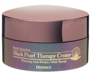 Крем для лица с черным жемчугом антивозрастной BLACK PEARL THERAPY CREAM, DEOPROCE 100 мл