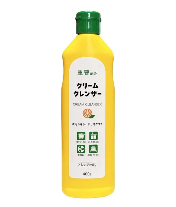 Крем для очищения поверхностей без царапин с ароматом апельсина MITSUEI 400 г Крем для очищения поверхностей без царапин с ароматом апельсина MITSUEI 400 г