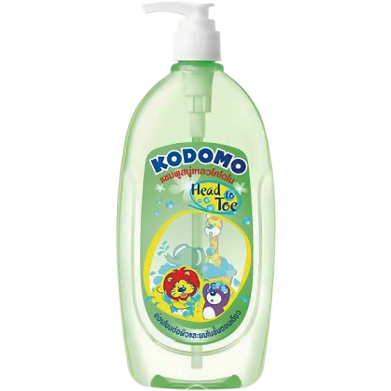 Средство для мытья волос и тела От макушки до пяточек Kodomo, LION 400 мл