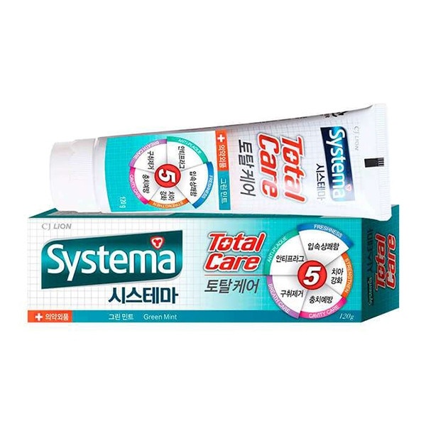 Зубная паста  для полной защиты Systema (аромат зеленой мяты), CJ LION 120 г