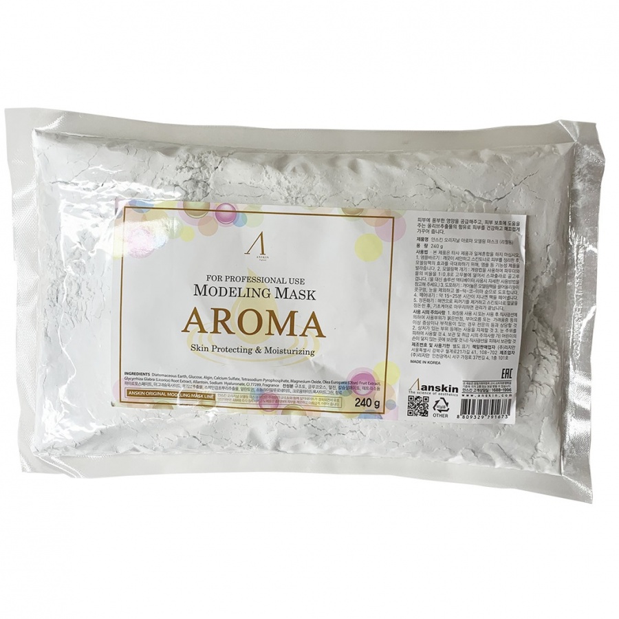 Маска альгинатная антивозрастная питательная  Aroma Modeling Mask, ANSKIN 240 г  (пакет)