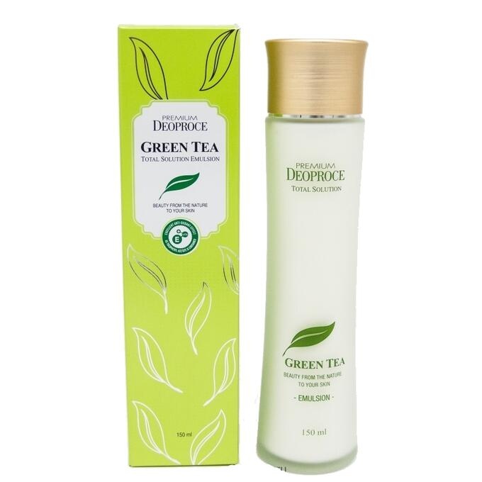 Эмульсия для лица увлажняющая Premium Green Tea Total Solution Emulsion, DEOPROCE   150 мл