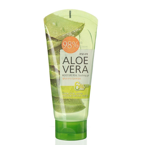 Гель для тела успокаивающий Aloe vera Moisture Real Soothing Gel Kwailnara, WELCOS 150 мл